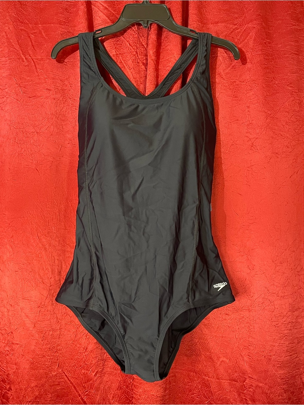 Speedo Women's Swimsuit One Piece PowerFlex Princess Seam Ultraback Conservative